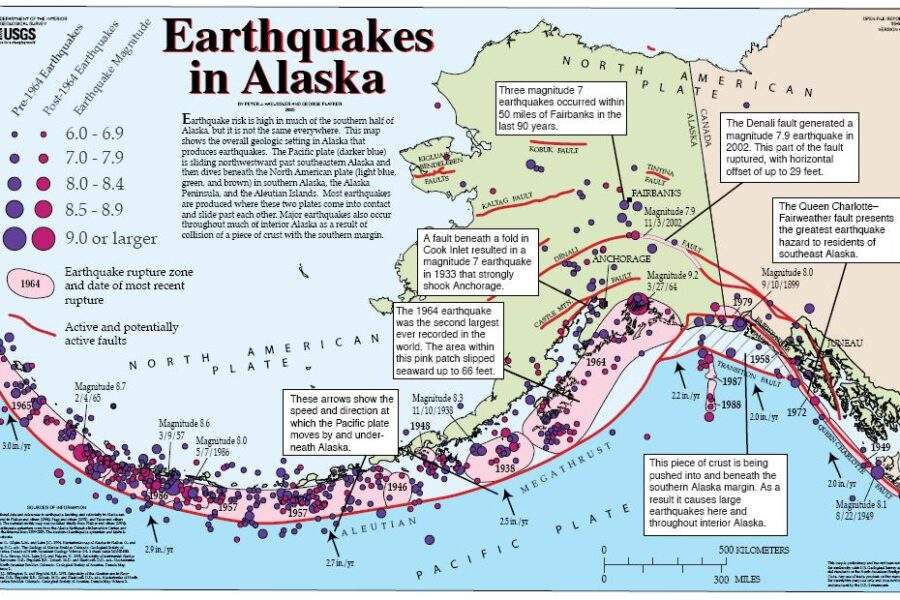 Terremoto in Alaska di Magnitudo 7.1
