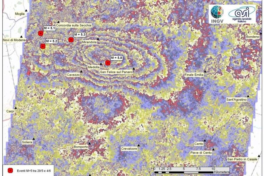 L’interferometria SAR, uno strumento estremamente efficace per lo studio dei terremoti