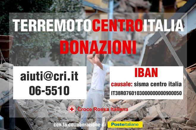 Terremoto centro Italia, Tweet CROCE ROSSA: campagna #CroceRossa