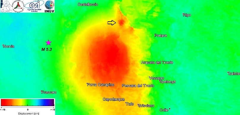 Nuovi risultati sul terremoto dalle immagini radar dei satelliti COSMO-SKyMed – COMUNICATO STAMPA INGV