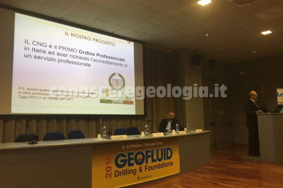 Geologi al convegno su indagini geognostiche e prove in sito
