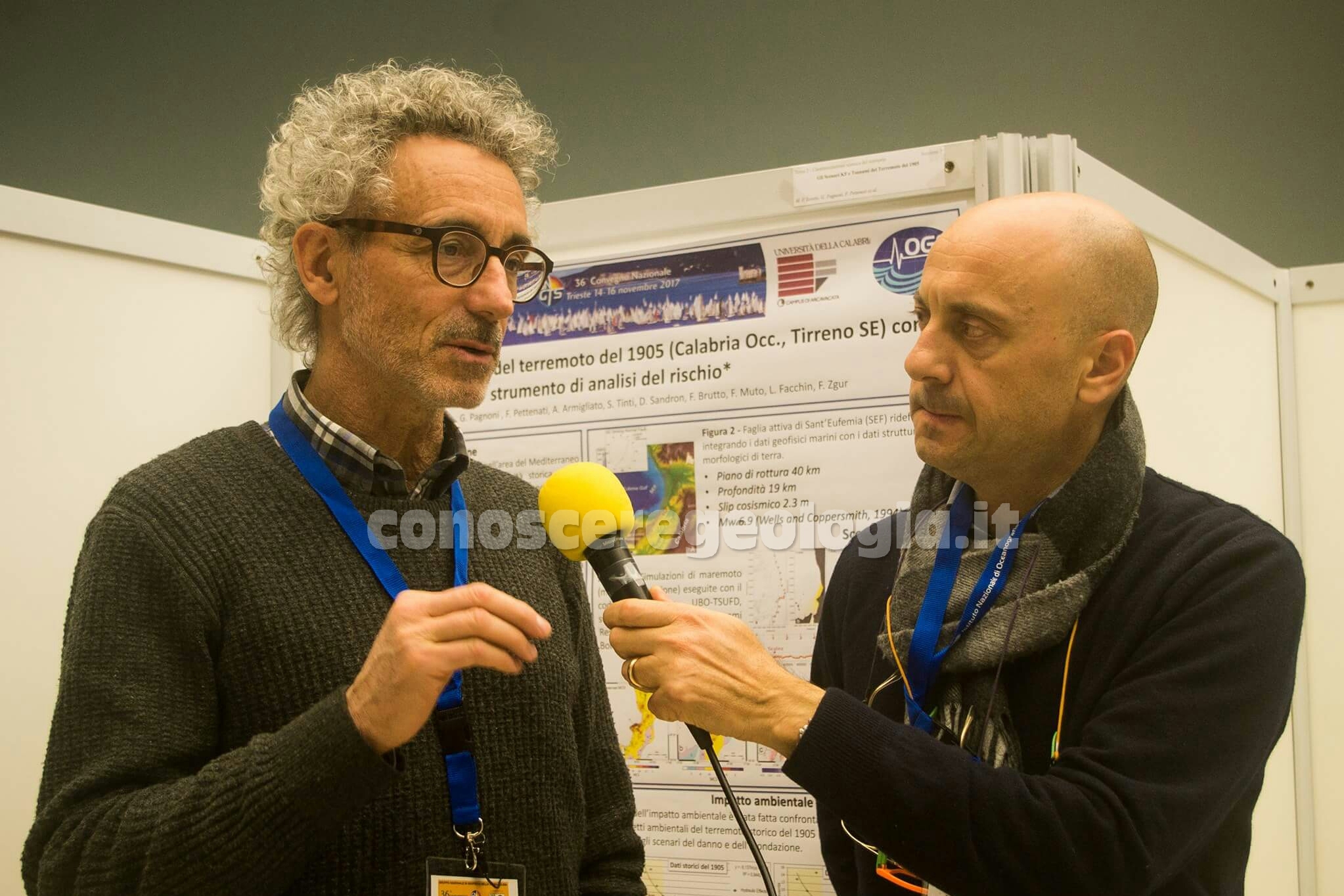VIDEO CONOSCEREGEOLOGIA, Rischio tsunami e sismico in Italia, intervista al Dr. Amato