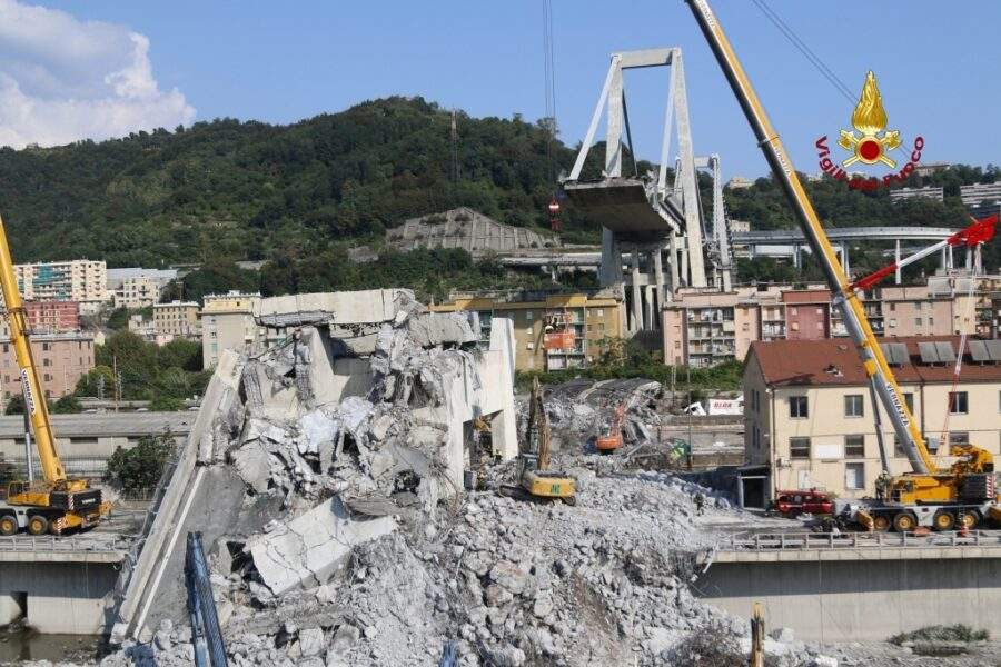 1° anniversario crollo ponte Morandi, geologi: criticità innanzitutto idrogeologica
