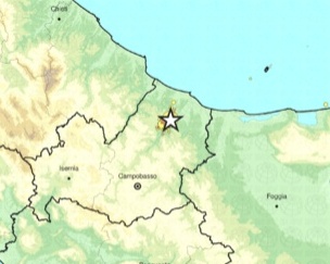 Continua lo sciame sismico a Montecilfone, stanotte sisma di ML 3.3