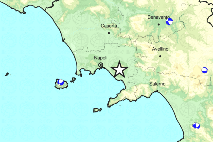 Vesuvio, ancora un sisma di Magnitudo 2.3 questa sera alle 20:09