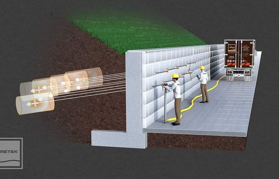MicroAnchors, la nuova tecnologia per la  stabilizzazione di manufatti controterra
