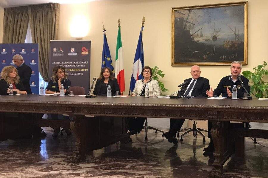 Exe Flegrei 2019, presentata alla stampa l’esercitazione nazionale sul rischio vulcanico