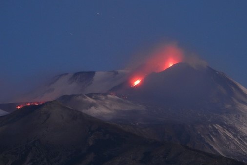 Etna. Attività vulcanica del 13-14 dicembre 2020