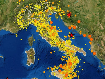 Terremoti in Italia, nel 2021 registrati oltre 16 mila