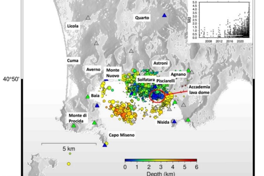 Campi Flegrei, una nuova ricerca rivela strutture sismiche differenti