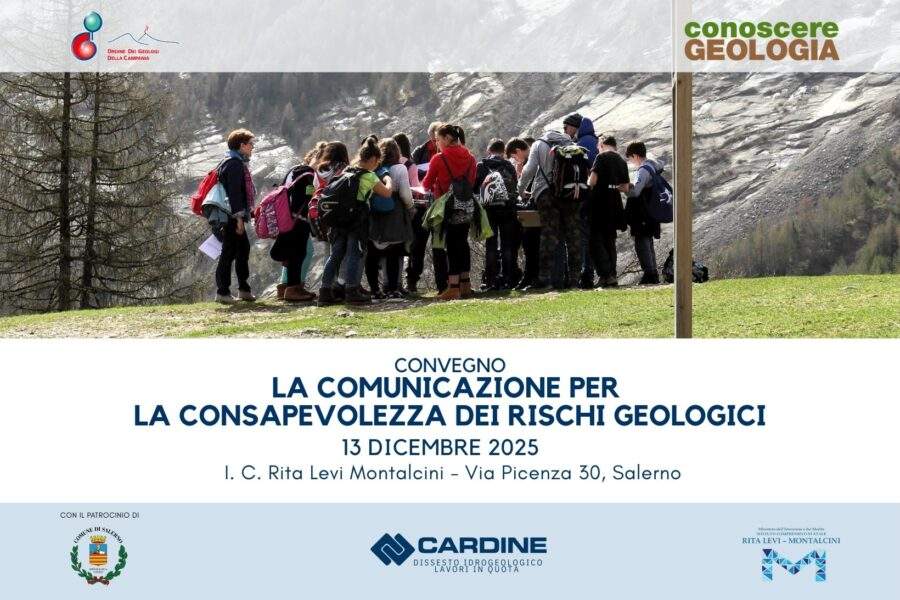 Convegno – La comunicazione per  la consapevolezza dei rischi geologici