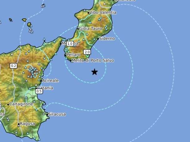 Terremoto di magnitudo 5.1 scuote Reggio Calabria alle ore 5:53