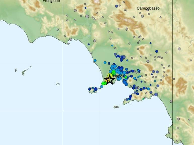 Campi Flegrei, terremoto di magnitudo Md 4.7